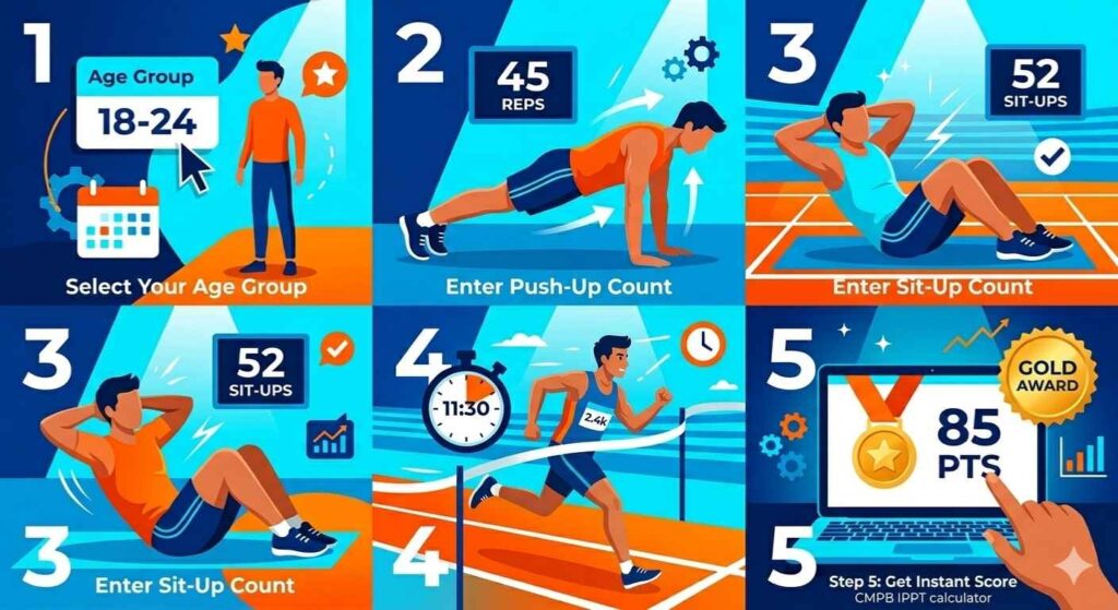 IPPT Score Calculator 2 2 Steps
